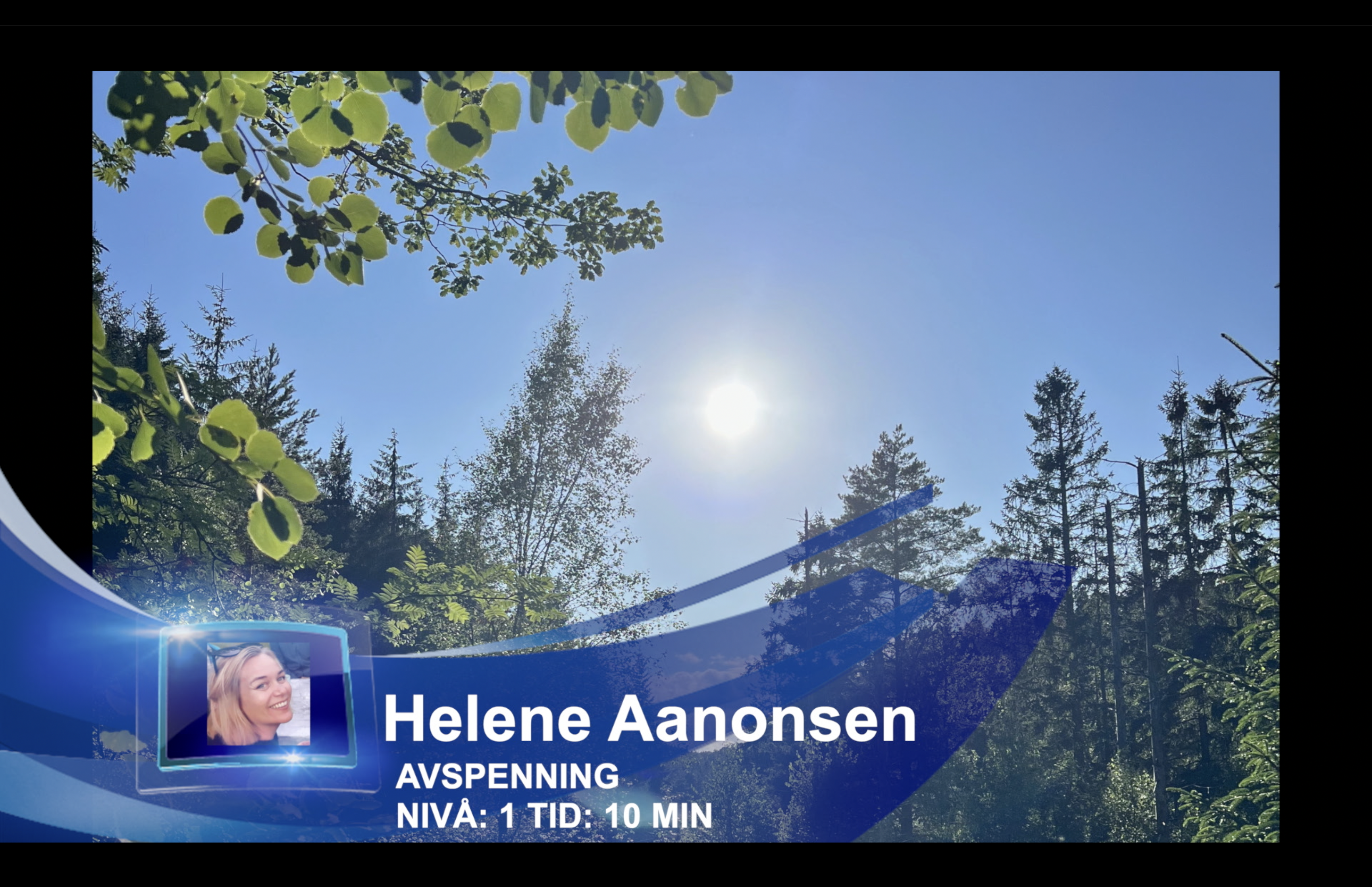 LIGGENDE AVSPENNING MED MUSIKK